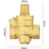 Valvola Riduttore Pressione Acqua DN20 Ottone con Manometro e Regolatore