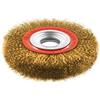 NEGOZIO MATTO SRLS SPAZZOLA IN ACCIAIO CON DIAMETRO 150mm PER SMERIGLIATRICE MOLA DA BANCO DISCO