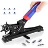 Pinza fustellatrice 6 fori, taglierina per cinturini e tessuti, manuale