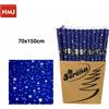 Set 70 Pezzi Rotoli Carta Da Regalo Cielo Stellato 70x150cm Pacchetti hmj