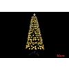 Albero Di Natale 90cm Con Led Fibra Ottica Bianco Caldo 8 Funzioni dfh