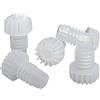 TAPPI ALETTATI 100 PZ TAPPO FUNGO ALETTATO PLASTICA PER VINO SPUMANTE BOTTIGLIE