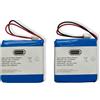 Does not apply 2 X Pyronix Deltabell DELTABB-WE Sirena Campana Batteria - Batt-Es1 Coppia