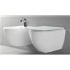 Azzurra Sanitari Sospesi senza brida Azzurra Comoda Vaso + Bidet + Sedile Soft close