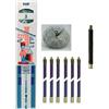 KIT SPAZZACAMINO MT. 8,60+MOLLA+SCOVOLO DIAMETRO 250 MM