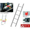 ED1 MARCHETTI Scala in Alluminio Leggera per Potatura 10 Gradini 3 mt Max 150 kg ED1 MARCHETTI