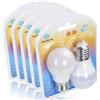 Aigostar Lampadina LED G45 E27 8W Luce Calda 3000K 710lm Blister 10 Pezzi
