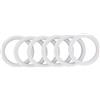Set 6 Anelli Gancio Tenda Doccia Tondi Bagno Box Doccia Box Doccia 50mm dfh