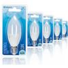 Aigostar Lampadine LED C37 E14 11W 1060lm 6500K Fredda 5 Pezzi