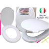 Sedile Coprivaso Wc Water Copriwater Bagno In Pvc Universale Bianco dfh