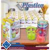 Set 144 Pezzi SottoBicchieri Reggi Sotto Bicchiere Porta Plastica Colorati dfh