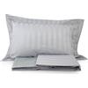 Bellora Lenzuola in raso completo Bellora Onice righe jacquard