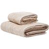Roberto Cavalli Set asciugamani 1+1 asciugamano viso e ospite ROBERTO CAVALLI Okapi beige