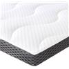 Topper Matrimoniale 160 X 200 Cm in Memory Foam Con Gel Rinfrescante, 7 Cm Copri