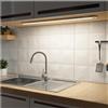 Luce armadio sensore movimento ricaricabile LED 60cm, regolabile,30 LED
