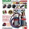 WELDITALIA BOMBOLE SALDATURA AUTOGENA KIT CANNELLO OSSIGENO ACETILENE 5 LT. CARRELLO PIENE