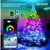 Catena Luminosa Smart Rgb Con App Luci Albero Di Natale 50 Led 5 Metri