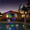Proiettore Luci Esterno Fiocchi Di Neve Colorati Natale Fantasia Addobbi dfh