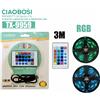 Striscia Strip Led Usb Rgb 5v Per Retroilluminazione Tv Lunghezza 3 Metri linq