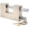 Lucchetto Antiscasso Catenaccio 100mm Corazzato Blindato 3 Chiavi Serranda dfh
