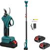 MINI KIT POTATURA FORBICE CESOIA CON DUE BATTERIE 88V PIù ASTA TELESCOPICA