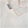 Playboy Completo copripiumino matrimoniale in raso PLAYBOY Jacquard bianco