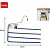 Gruccia Multipla Salvaspazio Con 4 Posti Per Gonne E Pantaloni hmj