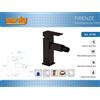 Miscelatore Rubinetto Monocomando Per Bidet Bidè Bagno Modello Firenze Nero dfh