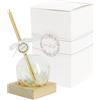 BomboniereTV Bomboniera Tree of Life diffusore sfera piccola con decoro pampas