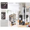 Cavatappi Elettrico Aorlis AO-78135 Professionale Ricaricabile USB Set Accessori