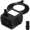 Cam2 Mini pompa acqua silenziosa 350 L/h, pompa sommergibile, fontana