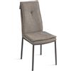 URSO STORE Set 2 sedie in tessuto con imbottitura design moderno per sala da pranzo CIC-943
