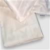 Mirabello Copripiumino matrimoniale e federe in raso PLAYBOY Jacquard bianco