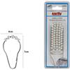 Set 12 Anelli Gancio Tenda Doccia Metallo Con Perline Bagno Box Doccia dfh