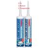 Saratoga Int.Sforza Spa Saratoga BIANCO SAN FUNGHALT 310ml silicone antimuffa: 1 Bianco e 1 Trasparente