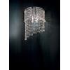 URSO STORE Applique da parete in cristallo cascata design moderno 2 luci MS-298