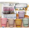 Set 24 Pezzi SottoBicchieri Reggi Segna Porta Bicchiere Metallo Traforato hmj
