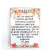 Calamita Magnete Magnetino Rettangolare Idea Regalo Frasi Dedica Marito moc