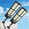 Does not apply 600W Lampione Solare Led Esterno 2 Pezzi,Ip66 Impermeabile Faretto Stradale Con