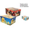 Bauletto Contenitore Salva Spazio Porta Biancheria Scatola 50x40x25cm moc