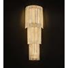 URSO STORE Applique da parete di lusso vetro di murano ambra oro cascata classico MS-219