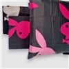Playboy Lenzuola singole PLAYBOY Funny Bunny in cotone nero