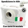 Gourmet Settings TRITURATORE MACERATORE WC SANITARIO LAVANDINO DOCCIA POMPA 2 LAME tipo sanitrit