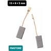 2pz Spazzole carboncini 15x8x5mm per Smerigliatrice Angolare Bosch trapano !!!