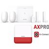 HIKVISION Kit Allarme Hikvision AXPRO GSM Antifurto Casa Wireless con Sirena e App