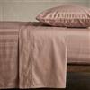 Novia Completo lenzuola matrimoniale 260x295 cm Zefiro Rosa in raso di cotone