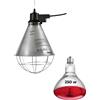 RIFLETTORE in alluminio + LAMPADA infrarossi 100 / 150 / 250 W - *OFFERTA CANI*