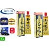 Artiglio 2 Pezzi Colla mastice artiglio trasparente super 620 75ml pelle cuoio pvc gomma
