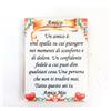 Calamita Magnete Magnetino Rettangolare Idea Regalo Frasi Dedica Amico moc