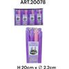 Set 48 Pezzi Candele Cera Dell'Avvento Viola Rosa Lunghezza 20cm bal